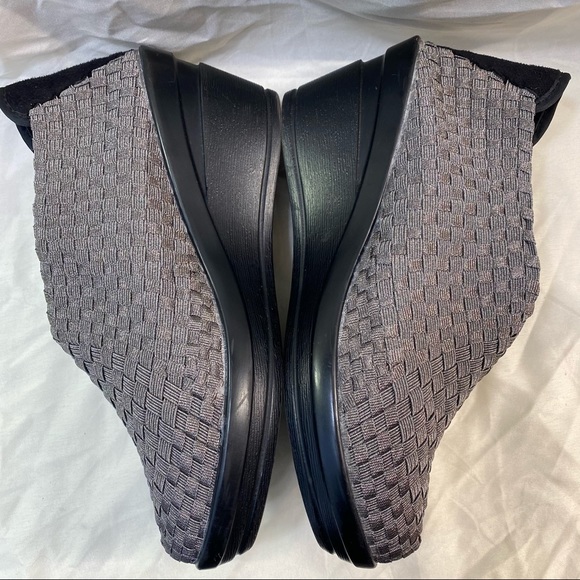 Bernie Mev Woven Slip-On Wedge Shoes - Picture 3 of 16